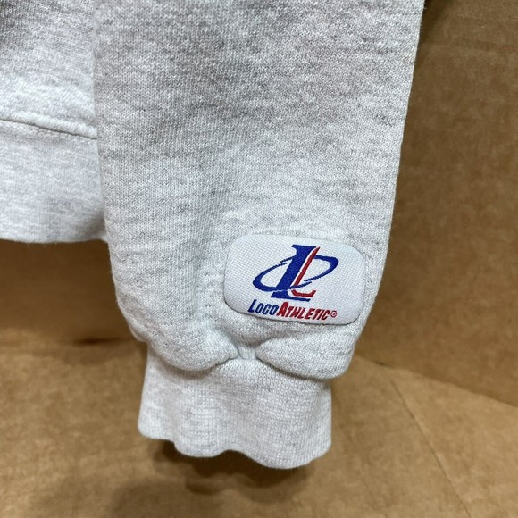 Vintage Denver Broncos Crewneck Sweatshirt, Grey, XL, Logoathletic, VTG - Picture 2 of 10